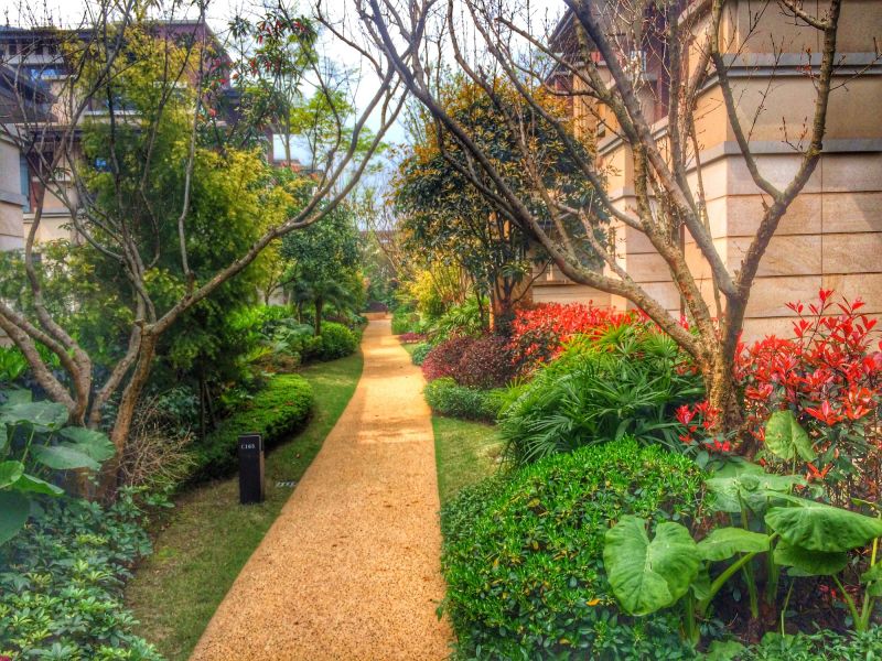 Pathway with Railroad Ties