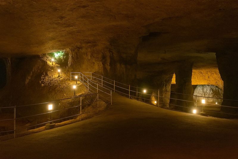 Summer Railroad Ties Pathway